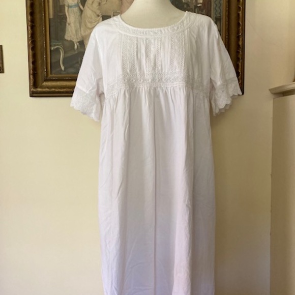 Other - Vintage Style Floor Length Cotton Nightgown